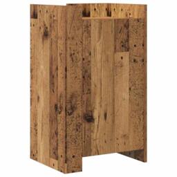Berkfield Home Sideboard Old Wood 45x35x75 cm Engineered Wood in Brown - Size: 45 x 35 x 75 cm - thumbnail 3