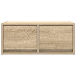 Berkfield Home TV Cabinet Sonoma Oak 60x31x25.5 cm Engineered Wood in Brown - thumbnail 6