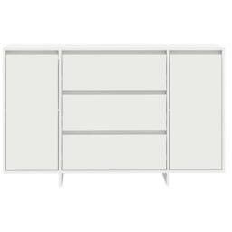 Berkfield Home Sideboard White 120x41x75 cm Engineered Wood - Size: 120 x 41 x 75 cm - thumbnail 6