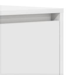 Berkfield Home Sideboard White 120x41x75 cm Engineered Wood - Size: 120 x 41 x 75 cm - thumbnail 9