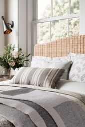 Helena Springfield 'Star Woven Cotton' Throw in Grey - Size: 150 cm x 200 cm - thumbnail 3