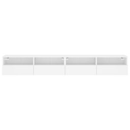 Berkfield Home TV Wall Cabinets 2 pcs White 100x30x30 cm Engineered Wood - Size: 100 x 30 x 30 cm - thumbnail 7
