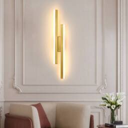 Pheashine Gold 40cm Nordic LED Wall Light 3000K-6500K Tri-Tone Acrylic - thumbnail 3