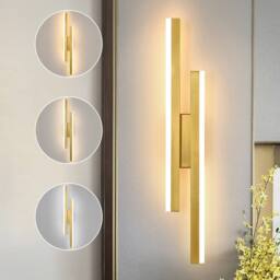 Pheashine Gold 40cm Nordic LED Wall Light 3000K-6500K Tri-Tone Acrylic - thumbnail 2