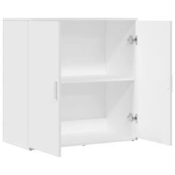 Berkfield Home Sideboard White 79x38x80 cm Engineered Wood - Size: 79 x 38 x 80 cm - thumbnail 6