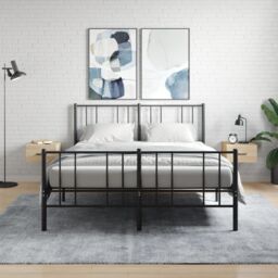 Berkfield Home Wall-mounted Bedside Cabinets 2 pcs Sonoma Oak 35x35x20 cm in Brown - Size: 35 x 35 x 20 cm - thumbnail 1