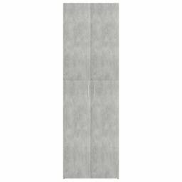 Berkfield Home Office Cabinet Concrete Grey 60x32x190 cm Engineered Wood - Size: 60 x 32 x 190 cm - thumbnail 6