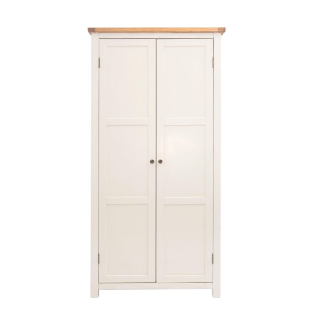 Cabinet Bits Maggiori 2 Door Wardrobe Brass Knob in Off-White - image 1