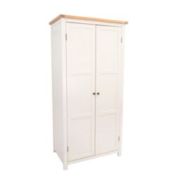 Cabinet Bits Maggiori 2 Door Wardrobe Brass Knob in Off-White - thumbnail 2