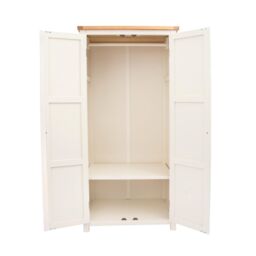 Cabinet Bits Maggiori 2 Door Wardrobe Brass Knob in Off-White - thumbnail 3