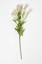 Homescapes Artificial Stem of Wild Daisy Flowers, 55 cm in White - thumbnail 2