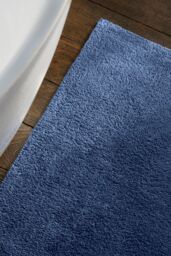 CHRISTY Reversible Hygro Luxury 100% Cotton 1800GSM Bath Rugs in Mid Blue - thumbnail 2