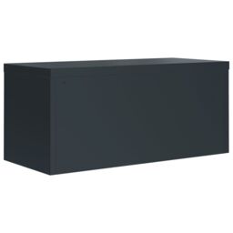 Berkfield Home File Cabinet Anthracite 90x40x145 cm Steel in Black - Size: 90 x 40 x 145 cm - thumbnail 6