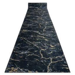 RugsX Anti-Slip Lotus Runner in Black - Size: 100 cm x 100 cm - thumbnail 1