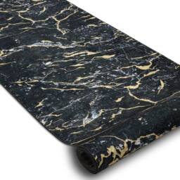 RugsX Anti-Slip Lotus Runner in Black - Size: 100 cm x 100 cm - thumbnail 2