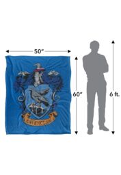 Warner Brothers Harry Potter Drawn Ravenclaw Crest Blanket 152 x 127 cm in White - thumbnail 5
