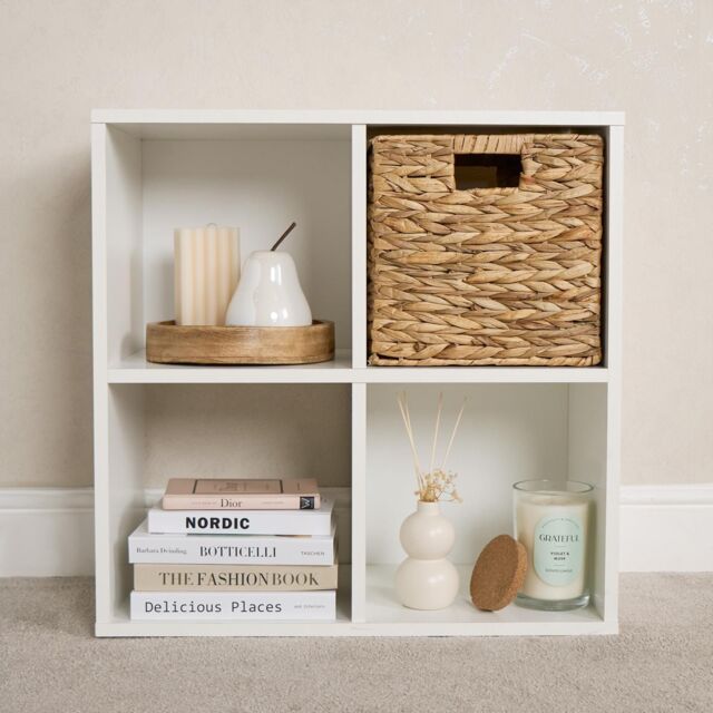OHS Rope Storage Box Cubes Folding Space Saving Shelf Boxes in Natural - image 1