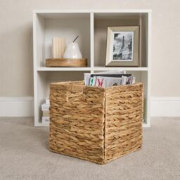 OHS Rope Storage Box Cubes Folding Space Saving Shelf Boxes in Natural - thumbnail 2