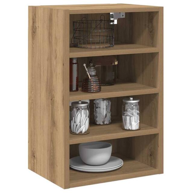 Berkfield Home Hanging Cabinet Artisan Oak 40x29.5x60 cm Engineered Wood in Brown - image 1