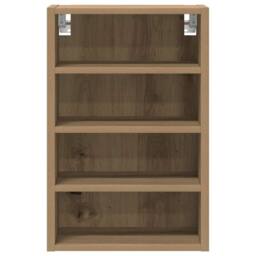 Berkfield Home Hanging Cabinet Artisan Oak 40x29.5x60 cm Engineered Wood in Brown - thumbnail 4