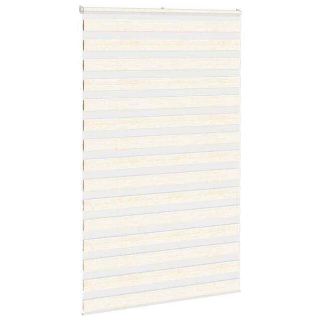 Berkfield Home Elegant Zebra Blind Marble Beige 145x200 cm Fabric Width 140.9 cm - image 1