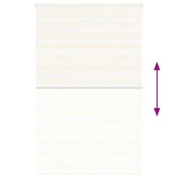 Berkfield Home Elegant Zebra Blind Marble Beige 145x200 cm Fabric Width 140.9 cm - thumbnail 5