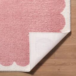 Livabliss Fossay Shag-Washable Black Cream Pink Modern High Pile Living Rug - Size: 160 cm x 215 cm - thumbnail 4