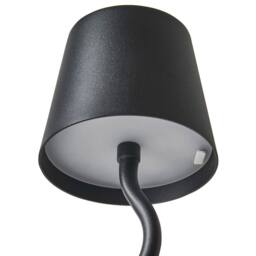 Wyld and Coco Table Lamp - Black Wireless Charging Touch Dimmer USB Port - thumbnail 5