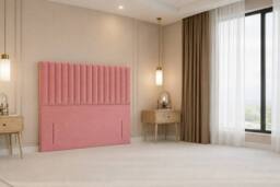 "Nexus Mattresses Ltd Verona Plush Divan 2 Drawers Left Side 12""Footboard 54""Headboard in Pink - Size: Small Single" - thumbnail 8