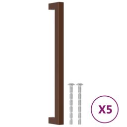 Berkfield Home Cabinet Handles 5 pcs Bronze 224 mm Stainless Steel in Brown - thumbnail 2