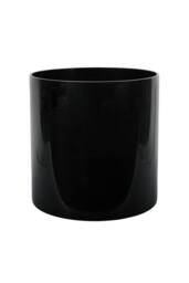 KDMD Cylinder Vase - Black Gloss - H25x25cm - Size: 25x25 cm - thumbnail 2