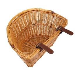 VOGREX Honey Bike Bicycle Basket Shopping Basket Cycle Shopping With Handle in Brown - thumbnail 4