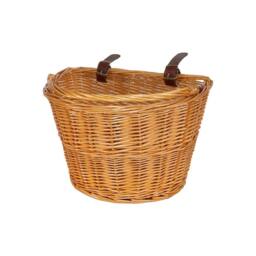 VOGREX Honey Bike Bicycle Basket Shopping Basket Cycle Shopping With Handle in Brown - thumbnail 1