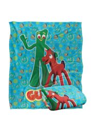 Gumby Best Friends Silky Touch Super Soft Throw Blanket 152 X 127 cm in White - thumbnail 2