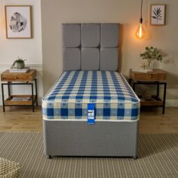 Starlight Beds Budget Plus Spring Mattress 6.5 Inch Deep Extra Filling Durable Design in Blue - Size: Single - thumbnail 7