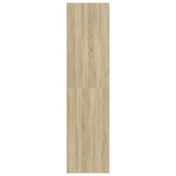 Berkfield Home Wardrobe Sonoma Oak 30x50x200 cm Engineered Wood in Brown - Size: 30 x 50 x 200 cm - thumbnail 6