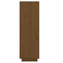 Berkfield Home Shoe Cabinet Honey Brown 30x34x105 cm Solid Wood Pine - Size: 30 x 34 x 105 cm - thumbnail 4