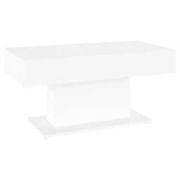Berkfield Home Coffee Table White 96x50x45 cm Engineered Wood - Size: 96 x 50 x 45 cm - thumbnail 2