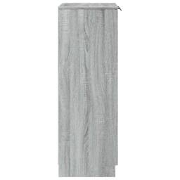 Berkfield Home Shoe Cabinet Grey Sonoma 59x35x100 cm Engineered Wood - Size: 59 x 35 x 100 cm - thumbnail 5