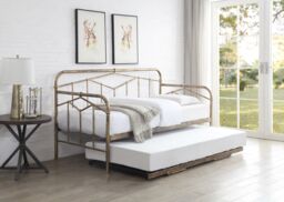 Flintshire Furniture Ltd Axton Single 3ft Day Bed Metal Bed Frame in Bronze - thumbnail 3