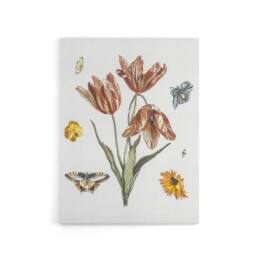 "Artery8 Flowers Butterflies & A Fly Johan Teyler Canvas Wall Art in White - Size: W18"" x H24""" - thumbnail 1
