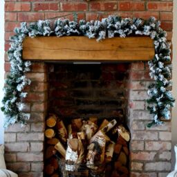 Samuel Alexander Premier 2.7m Snow Flocked Pine Christmas Garland with Glitter Finish in Green