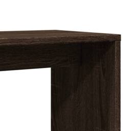 Berkfield Home Side Tables 2 pcs Brown Oak 50x30x50 cm Engineered Wood - Size: 50 x 30 x 50 cm - thumbnail 9