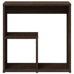 Berkfield Home Side Tables 2 pcs Brown Oak 50x30x50 cm Engineered Wood - Size: 50 x 30 x 50 cm - thumbnail 6