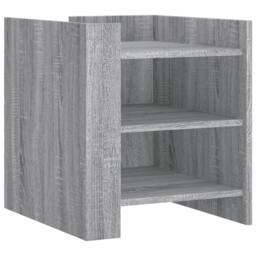 Berkfield Home Bedside Cabinet Grey Sonoma 45x50x50 cm Engineered Wood - Size: 45 x 50 x 50 cm - thumbnail 1