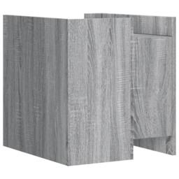 Berkfield Home Bedside Cabinet Grey Sonoma 45x50x50 cm Engineered Wood - Size: 45 x 50 x 50 cm - thumbnail 6