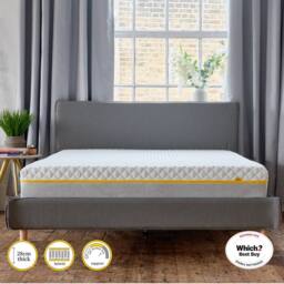 Eve The Premium Hybrid Mattress in White - Size: Super King