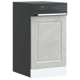 Berkfield Home Dishwasher Panel Porto Concrete Grey 45x1, 5x67 cm Engineered Wood - thumbnail 1