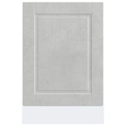 Berkfield Home Dishwasher Panel Porto Concrete Grey 45x1, 5x67 cm Engineered Wood - thumbnail 4