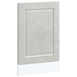 Berkfield Home Dishwasher Panel Porto Concrete Grey 45x1, 5x67 cm Engineered Wood - thumbnail 2